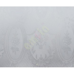 Frosted traditional floral decorative glass film